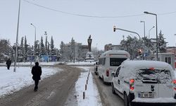 Adıyaman'da kar yağışı etkisini sürdürüyor