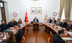 Antalya'da 'Aşırı Yağış Değerlendirme ve Koordinasyon Toplantısı' yapıldı