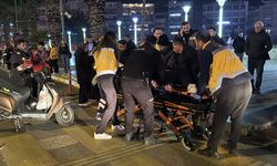 Aydın'da otomobilin motosiklete çarpması sonucu 2 kişi yaralandı