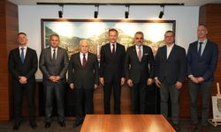 Belçika'nın Ankara Büyükelçisi Van de Velde Muğla Ticaret ve Sanayi Odasını ziyaret etti