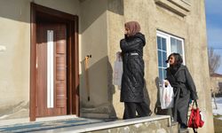 Bitlis'te sağlık ekipleri zorlu kış şartlarında vatandaşlara evlerinde hizmet veriyor
