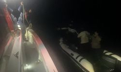 Çanakkale açıklarında 8 düzensiz göçmen kurtarıldı