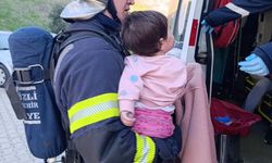 Denizli'de apartman dairesinde çıkan yangın hasara neden oldu