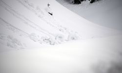 Doğada ender oluşan kar ruloları Ilgaz Dağı'nda görüntülendi