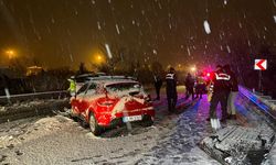 Düzce'de iki otomobilin çarpıştığı kazada 7 kişi yaralandı