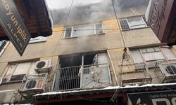 Gaziantep'te iş yerinde çıkan yangında 6 kişi dumandan etkilendi