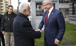 HÜDA PAR Genel Başkanı Yapıcıoğlu, Gelecek Partisi Genel Başkanı Davutoğlu'nu ziyaret etti