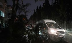 İzmir'de kuvvetli fırtına ve sağanak hayatı olumsuz etkiledi