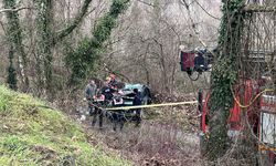 Karabük'te şarampole devrilen otomobilin sürücüsü öldü