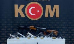 Kars'ta yasa dışı silah ticaretine yönelik operasyonda 8 şüpheli yakalandı