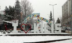 Kilis'te kar yağışı etkili oluyor