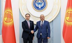 Kırgızistan Meclis Başkanı Turgunbek uulu, TÜRKPA Genel Sekreteri Hasan'ı kabul etti