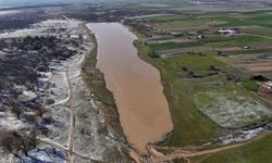 Kırklareli'nde Karahıdır Göleti'nin doluluk oranı yağışlarla arttı