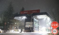 Kırklareli'nin yüksek kesimlerinde kar yağışı etkili oluyor