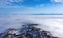 Medeniyetler beşiği 'Harput' karla kaplı tarihi yerleri ve doğasıyla ziyaretçilerini ağırlıyor