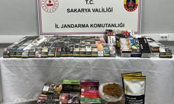 Sakarya'da 1 ton 260 kilogram kaçak tütün ele geçirildi