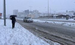 Şanlıurfa'da kar yağışı etkisini sürdürüyor