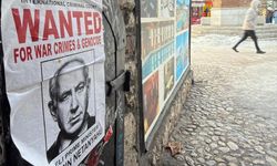 Saraybosna'da, 'Binyamin Netanyahu, aranıyor, savaş suçları ve soykırımdan' afişleri asıldı