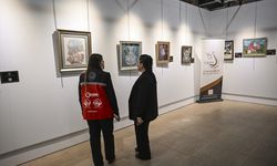 Şehit ve gazi ailelerinin eserleri 'Sanatla Yaşam Sergisi'nde buluştu