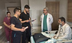 Şeker hastasının çürüyen parmağı alınarak ayağı kesilmekten kurtarıldı