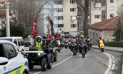 Tekirdağ'da 'Bayrağa Saygı Sürüşü' düzenlendi