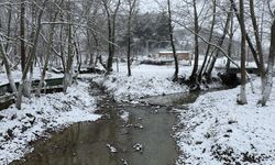 Tekirdağ'ın yüksek kesimlerinde kar yağışı etkisini sürdürüyor
