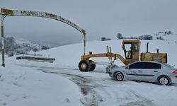Tokat, Amasya, Kastamonu ve Sinop'ta kar nedeniyle 1080 köy yolu ulaşıma kapandı