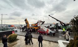 Üsküdar Harem Sahil Yolu kaza nedeniyle trafiğe kapandı