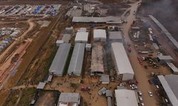 Yapımı süren Sakarya Şehir Hastanesi şantiyesinde çıkan yangın söndürüldü