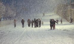 Yozgat'ta kar yağışı etkili oluyor