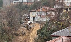 Zonguldak'ta heyelan nedeniyle bir ev için geçici tahliye kararı verildi