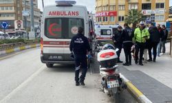 Aydın'da motosikletin devrilmesi sonucu sürücü, eşi ve kızları yaralandı