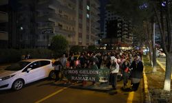 Aydın'da ramazan ayı fener alayı ile karşılandı