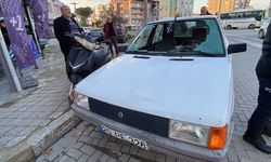Aydın'da yaya geçidinde otomobilin çarptığı yaya yaralandı