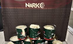 Batman'da teneke kovalara gizlenmiş 45 kilo sentetik uyarıcı ele geçirildi