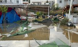 Bodrum ve Marmaris'te sağanağın ardından temizlik çalışması başlatıldı