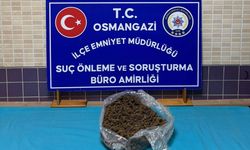 Bursa'da 1 kilo 280 gram esrar ele geçirildi