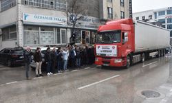 Bursa'dan Gazze'ye yardım tırı gönderildi