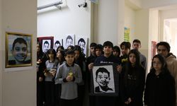 Denizli'de lösemi nedeniyle 12 yaşında hayatını kaybeden Asaf Kağan okulunda düzenlenen sergiyle anıldı
