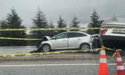 Eskişehir'de iki otomobilin çarpıştığı kazada 1 kişi öldü, 1 kişi yaralandı