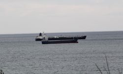 Fırtına uyarısı üzerine yük gemileri Sinop'un doğal limanına demirledi