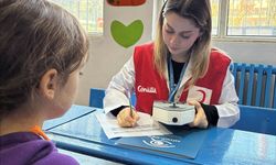 Hatay'da çocuklara yönelik göz sağlığı taraması yapıldı