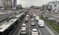 İstanbul'da trafik yoğunluğu yüzde 80'e kadar çıktı