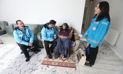 Kars'ta halk sağlığı için kar ve tipide dağlar, tepeler aşılıyor