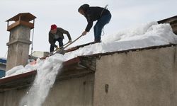 Kars'ta kar yağışı yerini soğuk havaya bıraktı