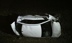 Kayseri'de devrilen otomobildeki 1 kişi öldü, 4 kişi yaralandı