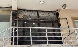 Mardin'de 4 kadının apartmandaki hırsızlık girişimi güvenlik kamerasında