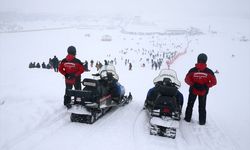 Muş'ta kayakseverlerin güvenliği JAK timine emanet