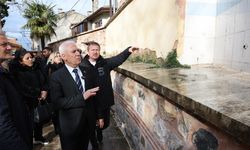 Osmanlı'nın ilk eserlerinden Alaeddin Bey Cami'nin haziresindeki mezar taşları restore ediliyor