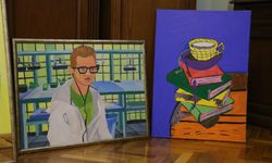 Otizmli genç sanatçı Alp Eren Candan hayallerini tuvale taşıyor